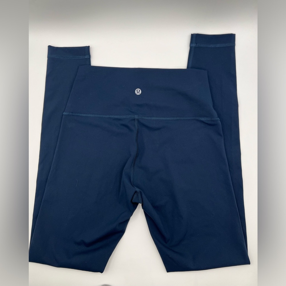 Lululemon Wunder Train HR Tight 25” Everlux Size 4 True Navy
